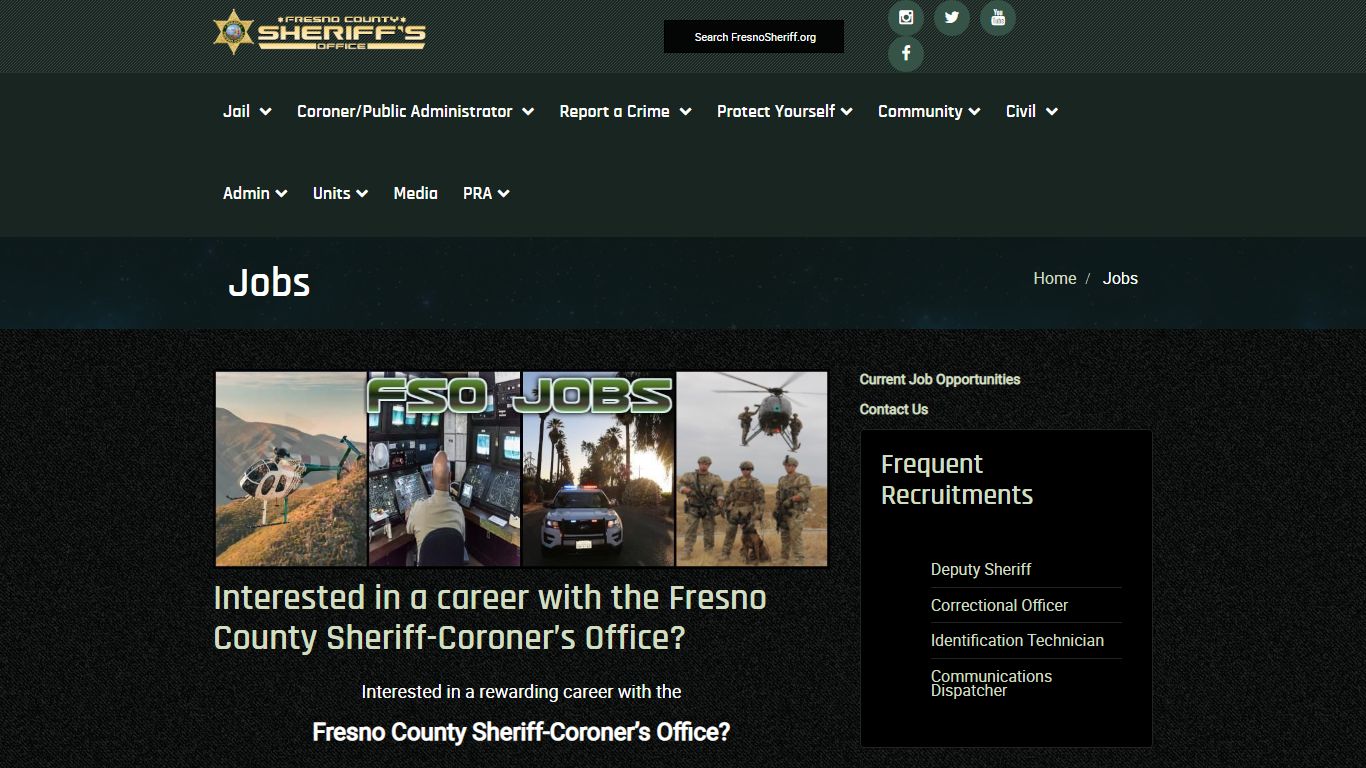 The Fresno County Sheriff-Coroner's Office - Jobs